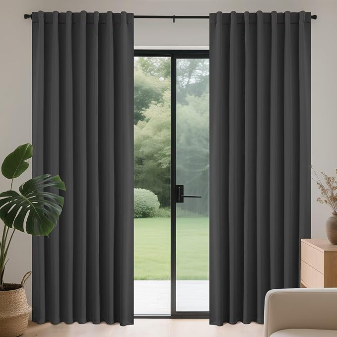 Joydeco 72 Inch Blackout Curtains by JOYDECO