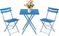 GarveeLife 3 Piece Patio Bistro Set, Folding Patio Bistro Table and Chairs Set by GarveeLife