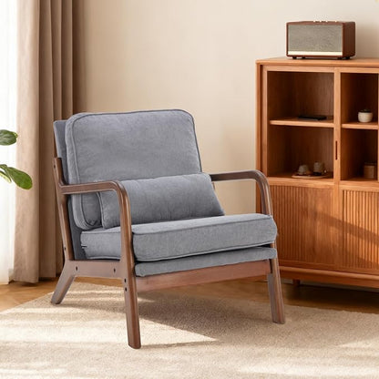 DUMOS Accent Chairs Set of 2, Mid Century Modern Chair - Image 8
