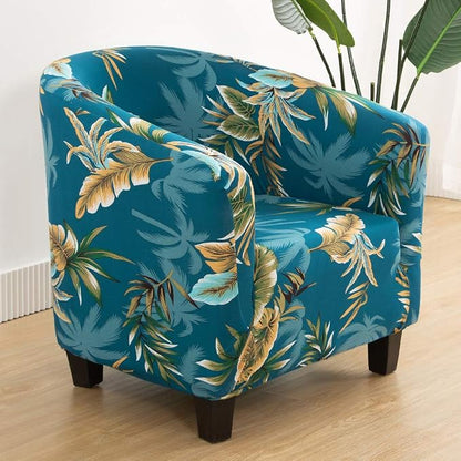SearchI Club Chair Slipcover Stretch Barrel Chair Covers Printed Tub Chair - Image 7