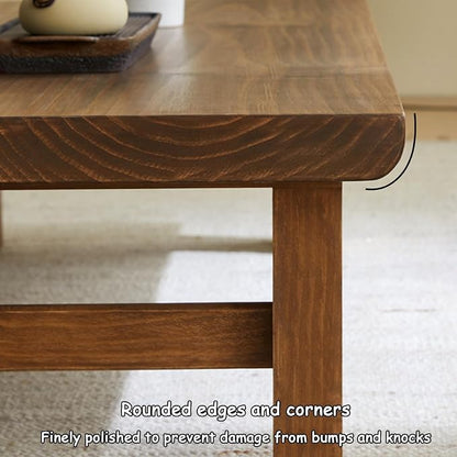 Japanese-Style Tea Table, Tatami Coffee Table, Floor-Standing Shrine Base - Image 3