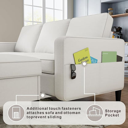 78" Sectional Sofa Couches for Living Room, Convertible L Shaped Couch - Image 6