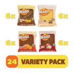 Nadel - Naturally Delicious Sweet Breads Variety Pack (Banana Chocolate Chip, Vanilla Pound Cake, Apple Spice, Pumpkin Spice). (24 Pack, 6 Breads Per Flavor)