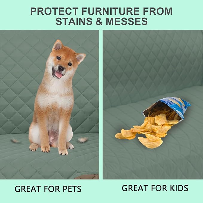Reversible Chair Covers for Recliner Oversized, Water Repellent, Chair - Image 6
