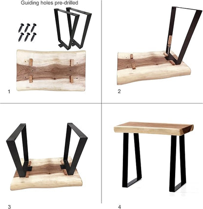 Greenage Natural Wood Rectangle Bench 20"x14"x18" Coffee Side Table - Image 5