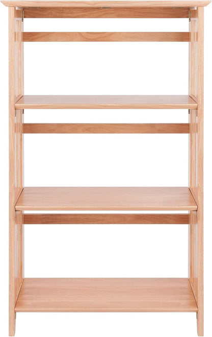 Winsome Mission Beech Wood 4-Tier Shelf - Image 4
