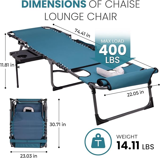FUNDANGO Heavy Duty Tanning Chair - Image 3