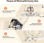 Stand Mixer 6QT Kitchen Mixer with LED Touchscreen, 11-Speed Tilt-Head Mixer with Timer, 4 Preset Menus, Stainless Steel Bowl, Dough Hook, Whisk, Beater