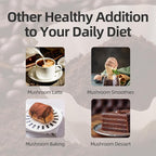 GANOHERB Reishi Mushroom Coffee Mix, Organic Instant Ganoderma Cafe with 100% Natural Ganoderma Lucidum Lingzhi Black Coffee for Stress Relief Better Focus Immune Support, Mix Flavor No Sugar 25 Bag