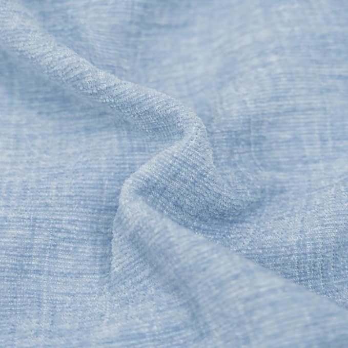 CaliTime Decorative Couch Throw Pillow Covers 24 X 24 Inches Baby Blue | Pack - Image 2