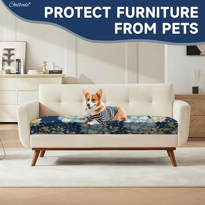 CALBODE 12Pcs Stretch Patio Cushion Cover, Printed Couch & Sofa Slipcovers - Image 7
