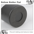 Italian Espresso Tapping Box, Stainless Steel Coffee Grinding Tapping Box, With Detachable Tapping Rod And Anti Slip Rubber Base (Black-S)