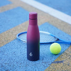 BJPKPK Insulated Water Bottle 12oz Small Stainless Steel Water Bottles Reusable Metal Thermos Keep Cold and Hot,Charming Black Red