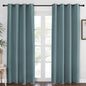 NICETOWN Blackout Greyish Blue Curtains & Drapes by NICETOWN