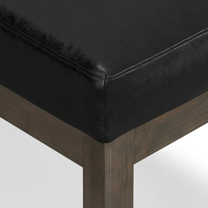 SIMPLIHOME Milltown Small Ottoman Bench - Image 8