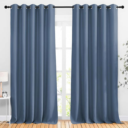 NICETOWN Bedroom Blackout 110 inch Curtains by NICETOWN