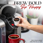 InfuSio Coffee Pods – 96 Count, French Roast (Dark Roast Coffee) Single Serve Coffee Pods for Keurig K Cup® Brewers, Compatible with Keurig 2.0 Brewers
