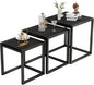 Nesting Table Set of 3 Side Tables, Modern Coffee Table Stacking End Table by HAHRIR