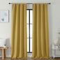 Simplebrand Ava Bright Gold Blackout Curtains by Simplebrand