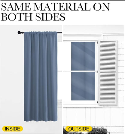 NICETOWN Blackout Curtains for Living Curtains, Home Decoration Solid Thermal - Image 6