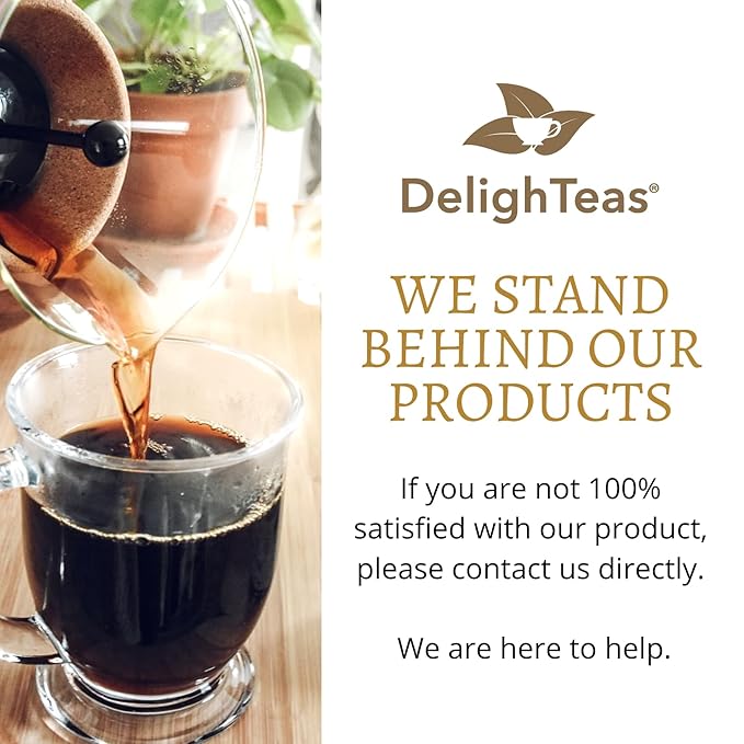 DelighTeas Organic Coffee Alternative | Ayurvedic Herbal Chicory Dandelion Coffee | Coffee Substitute | USDA Organic, Caffeine Free, Gluten Free | With Sweet Notes of Carob | 50 servings, 6oz.
