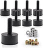 5/16 Rubber Adjustable Furniture Leveler，8 Pack Leveling Feet Screws in Threaded by DIYfurniturerepairtools