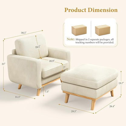 Vesgantti 38.5" Accent Chair - Image 2
