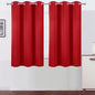 Blackout Curtains 38 x 54 inch/Bright Red Curtains Set of 2 Panels/Thermal by Lemomo