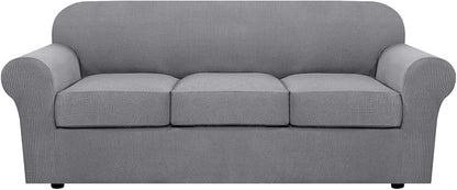 H.VERSAILTEX 4 Piece Stretch Sofa Covers by HVERSAILTEX