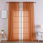 Orange Bedroom Curtains 2 Panel Sets 96 Inch Length, 59 Inch Extra Wide Light by OVZME