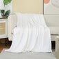 Christmas White Fleece Plush Throw Blanket 60"x80"for Couch Sofa Fuzzy Cozy | by JIAHANNHA