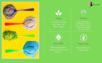 Dye-Free Food Coloring Powder set: Red, Blue, Green and Yellow. Plant-Based/All Natural/Non-Carmine/Non-Annatto/FLAVORLESS by PIXIE DUST (Large .35 oz Each Color 1.4 oz /44gr Total)