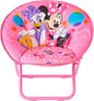 Disney Minnie Mouse Toddler Folding Saucer Chair – 19" Soft Plush Seat by IdeaNuovaCharacterShop