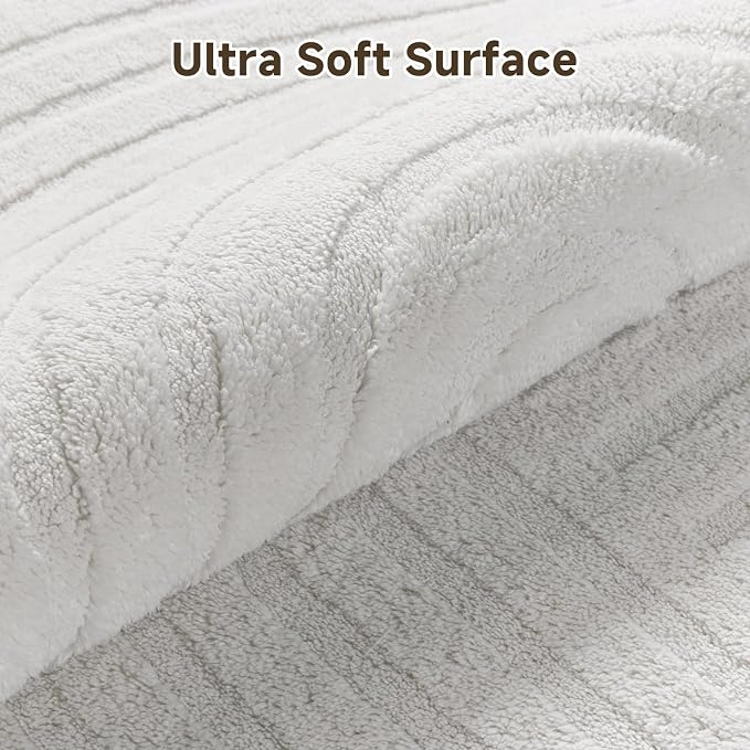 Pauwer 5x7 Area Rugs for Living Room, Modern Non Slip Washable Rug, Soft Fluffy - Image 3