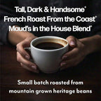 Maud's Dark Roast, Medium Roast & French Roast Coffee Pods Bundle, 54 ct, Recyclable Single Serve Pods – 100% Arabica Coffee, Compatible with Keurig K Cups Maker