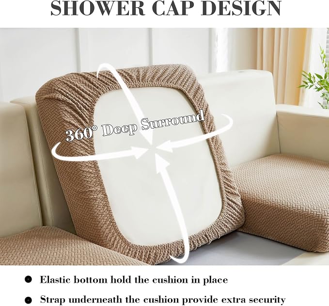Couch Covers for 3 Cushion Sofa Pet Friendly Couch Cushion Covers Universal - Image 4