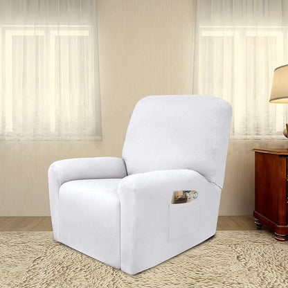 PureFit Stretc Recliner Chair Covers Fleece Soft Couch Covers - Image 2