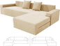 ZNSAYOTX Sectional Couch Covers, Stretch Jacquard Slipcovers by ZNSAYOTX