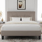 Novilla Queen Bed Frame with Headboard, Bed Frame Queen Size with Wood Slats by Novilla