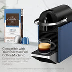 Camilla’s Heritage - Intensity 8 Vanilla Flavored Espresso Coffee, Gourmet Espresso Cups, 60 Coffee Pods