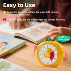 Kids Timer, 60-Min Visual Timer for Kids, Pomodoro Timers for Work, Cooking, Study, School - Magnetic Timers for Classroom Countdown Stopwatch, Perfect Time Management Tools