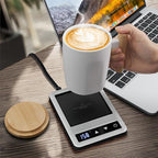 Coffee Mug Warmer & Mug Set 2025, Heated Cup for Desk with Temperature Control and Smart Auto Shut Off, 14oz