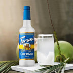 Jimoco® Syrup Pump Dispenser + Torani® Sugar Free Coconut Syrup, 25.4 oz - Coffee Syrup Pump & Flavoring Bundle