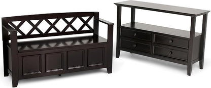 SIMPLIHOME Amherst Entryway Storage Bench - Image 13