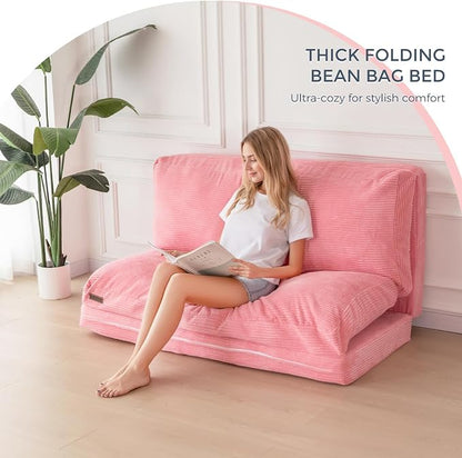 MAXYOYO Folding Sofa Bed, Floor Sofa Convertible Sleeper Chair - Image 3