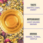 BREWIX, Valerian Comfort Tea for Sleep and Relaxation (40+ Cups, 2.82oz/80g) Caffeine-Free and Calming for Bedtime | Valerian Root, Chamomile & Lavender | Perfect Wellness Sleep