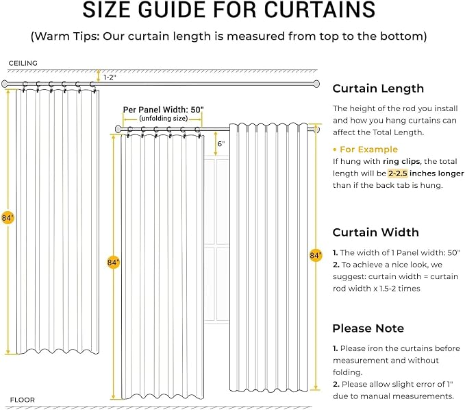 INOVADAY 100% Blackout Curtains - Image 8