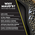Maud's World's Strongest Decaf Coffee Pods, 100 ct, Decaffeinated Dark Roast Coffee in Recyclable Single Serve Pods – 100% Arabica Coffee, Compatible with Keurig K Cups Maker