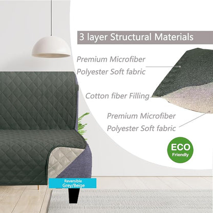 U-NICE HOME Futon Sofa Covers 68''Armless Couch Cover, Pet Friendly, Elastic - Image 3