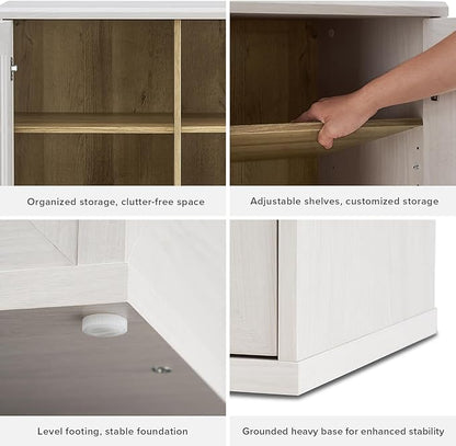 mopio Blake Tall Display Cabinet, Kitchen Buffet Pantry Cupboard, Trophy - Image 4